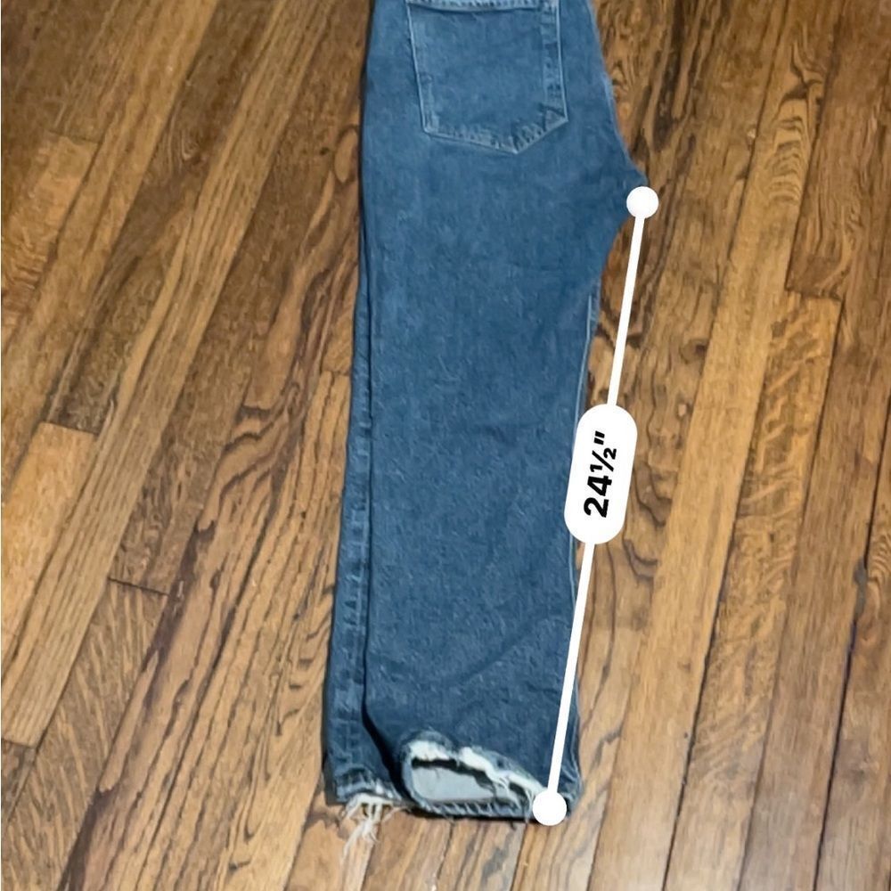 Agolde Riley High Rise Straight Crop Jean size 31 - Picture 9 of 11